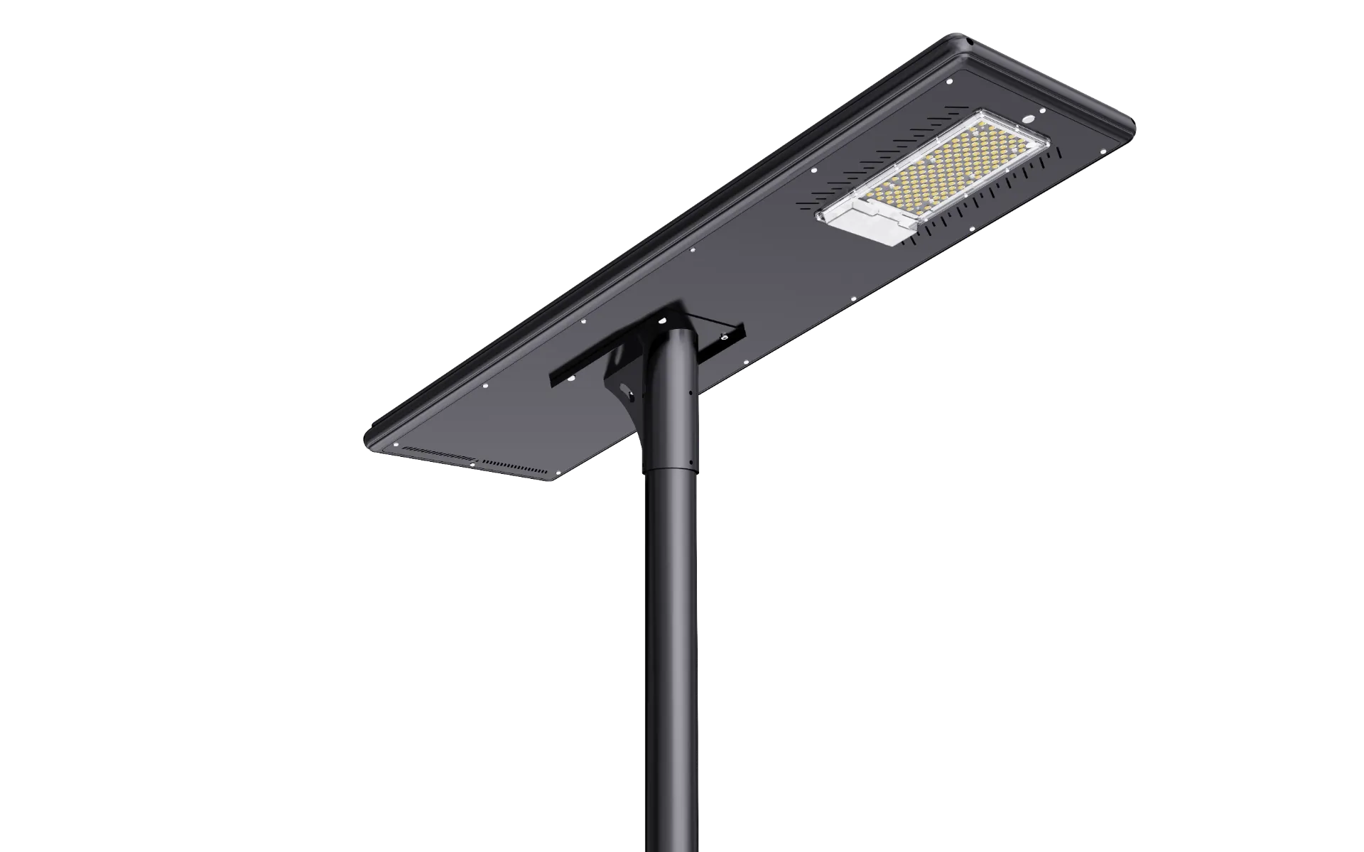 [V-MRSK-80] 10000LM/90W Streetlight,140pcs led chips Road Smart MPPT Controller/384Wh LiFePO4 battery 5-7 rainy days