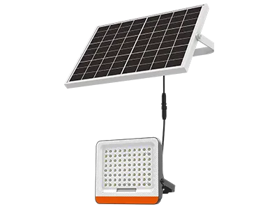 [V-MRS- BL50000] 3600LM/60W solar floodlight, 80pcs led chips Smart Controller 192Wh LiFePO4 battery