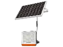 3600LM/60W solar floodlight, 80pcs led chips Smart Controller 192Wh LiFePO4 battery